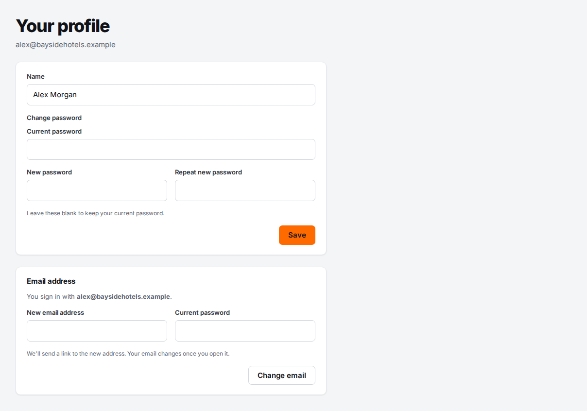 Your profile
